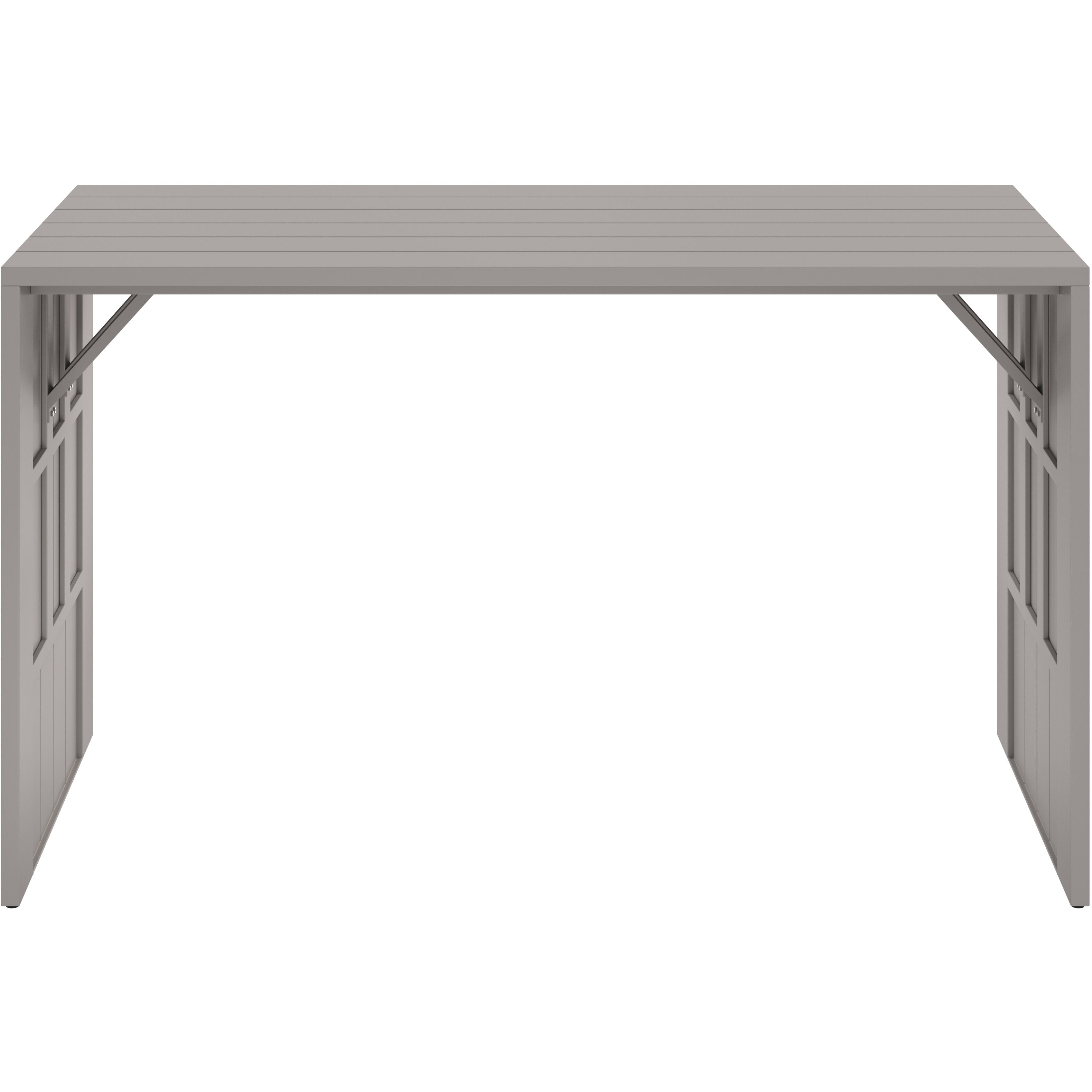 Verin 68 X 40 inch Greige Outdoor Bar Table